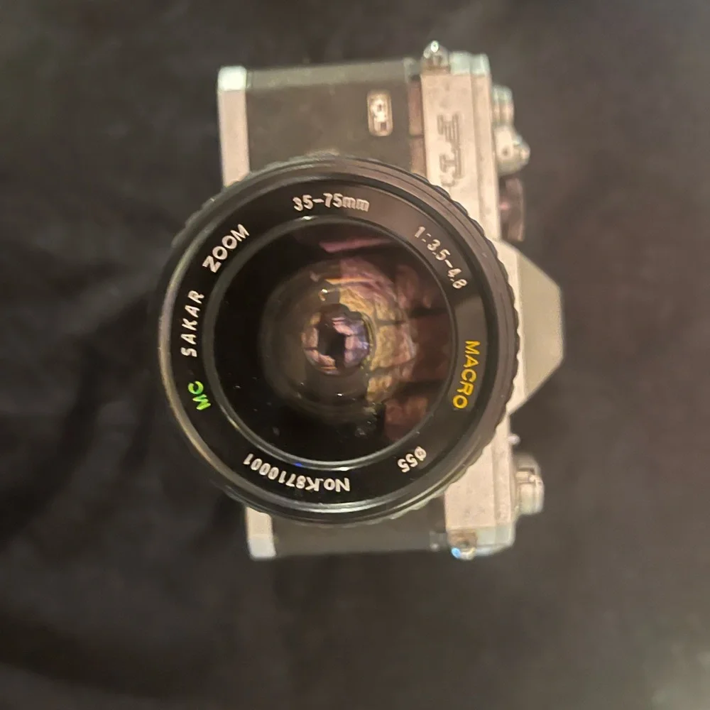 Canon Film Camera - Black and Silver